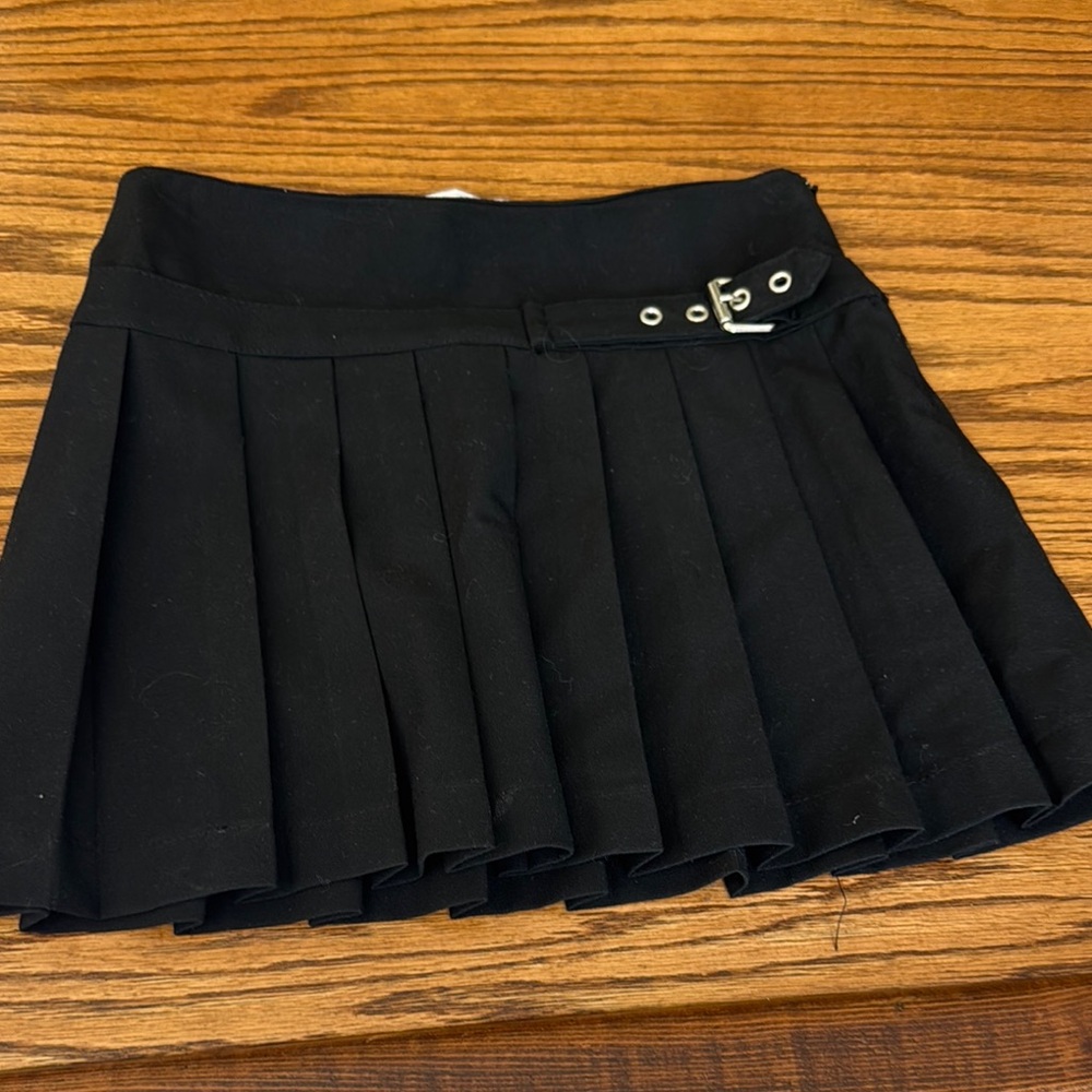 Zara Black A-Line Skirt